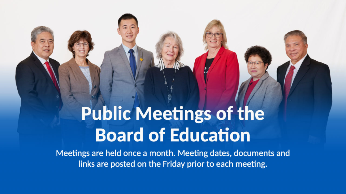 Public Meetings of the Board of Education