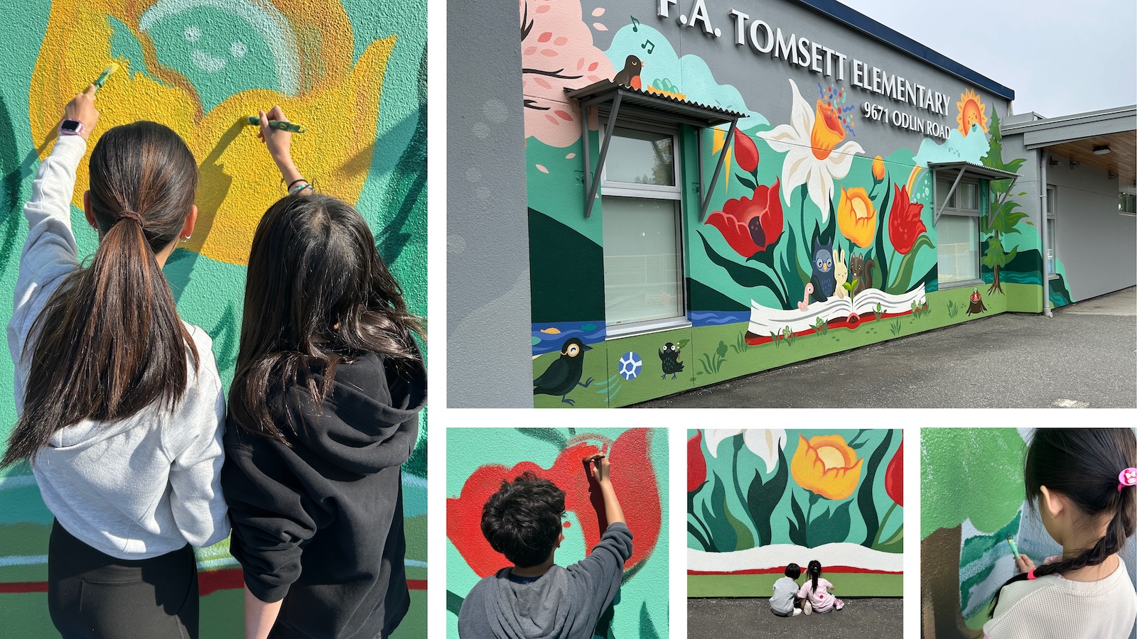 Tomsett Elementary mural