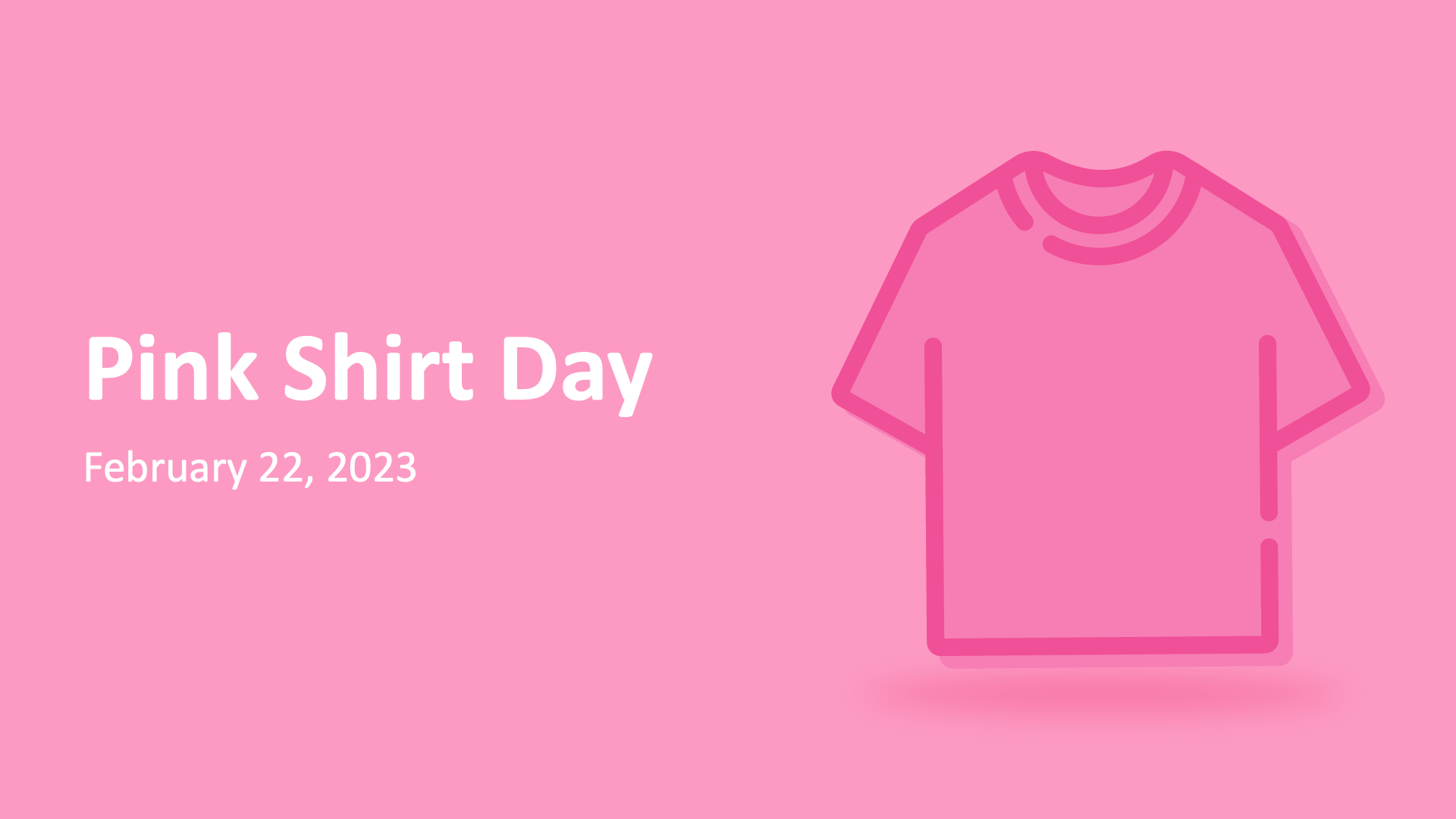 Pink Shirt Day 2023