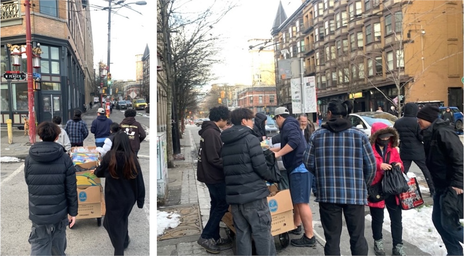 Care packages for Downtown Eastside