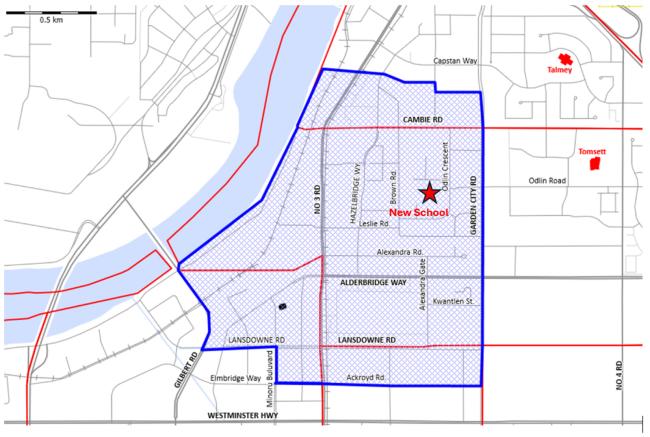 New School Catchment Map